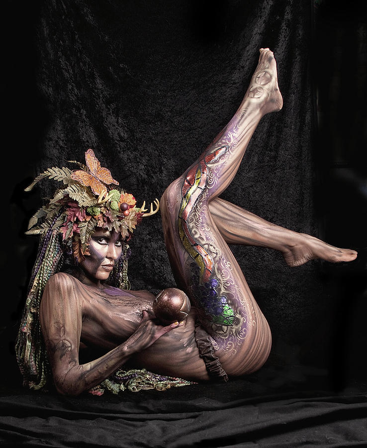 Body Paint Photograph - Dryad II by David April