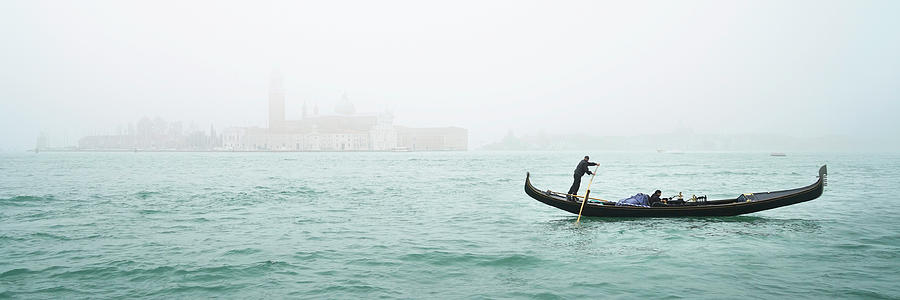 Dsc193042_Gondoliere in the fog, Venice Photograph by Marco Missiaja