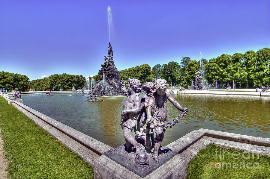 Latonabrunnen Fountain - Herrenchiemsee - Germany Photograph by Paolo Signorini