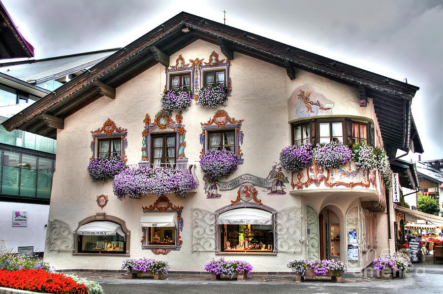 Flowery House - Oberammergau - Germany Photograph by Paolo Signorini