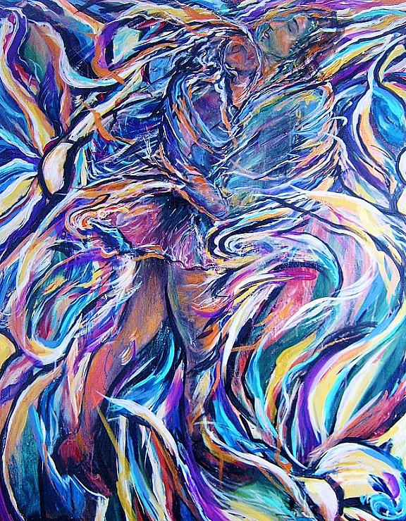 Dancing Painting by Dawn Caravetta