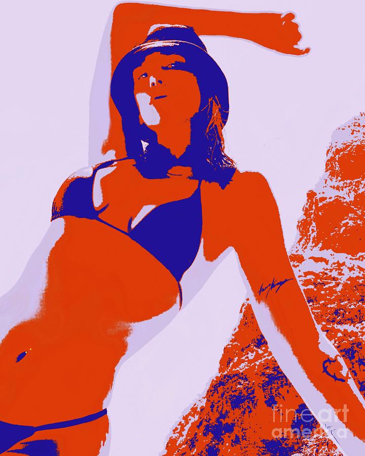 Singer Painting - Dua Lipa 2020 by Jack Bunds Singer Painting - Dua Lipa 2020 by Jack Bunds