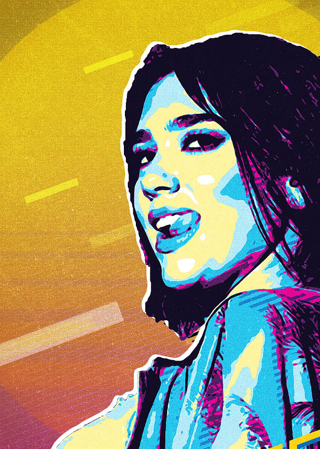 Dua Lipa Poster Painting by Collins Eden - Fine Art America