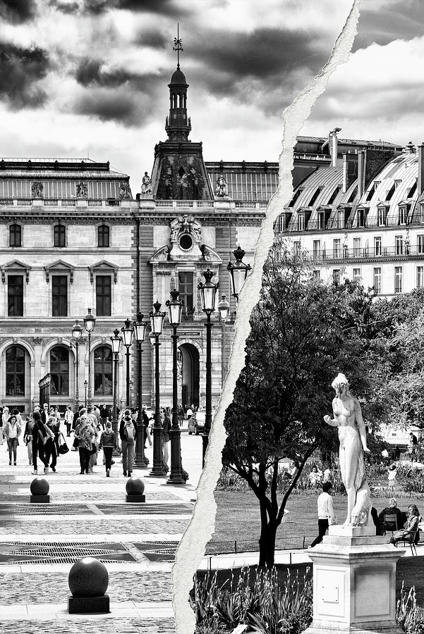 Dual Torn Collection - Paris Louvre Photograph by Philippe HUGONNARD