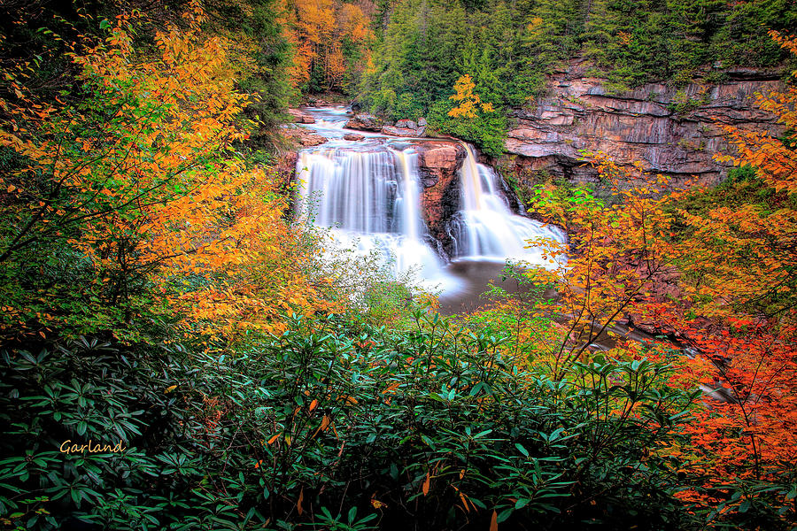 Dual Waterfalls Photograph by Garland Johnson - Fine Art America