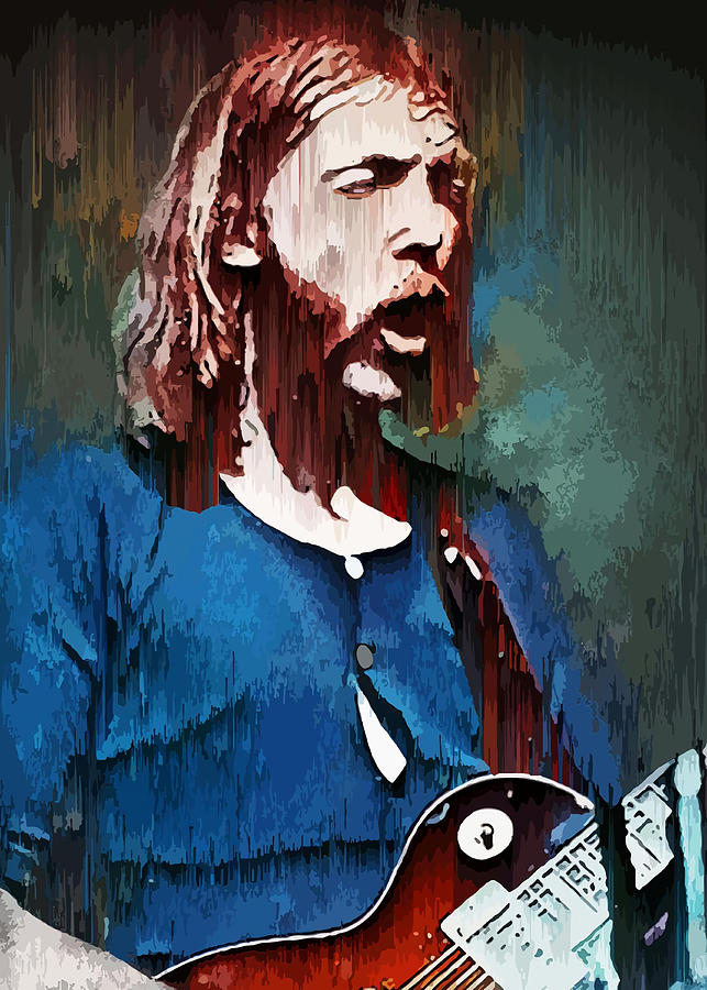 duane Allman Poster Painting by Collins Eden - Fine Art America