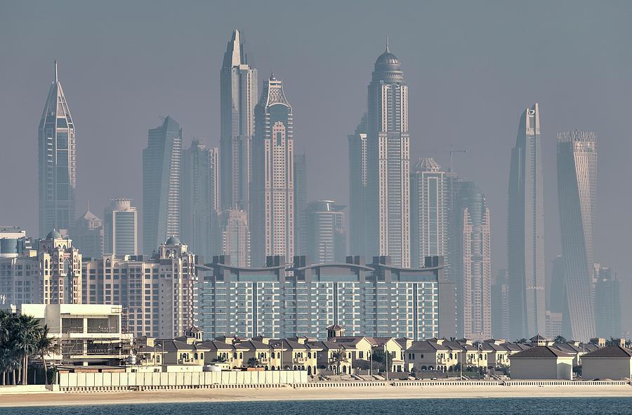 Dubai Architecture Landscape  Photograph by David Pyatt