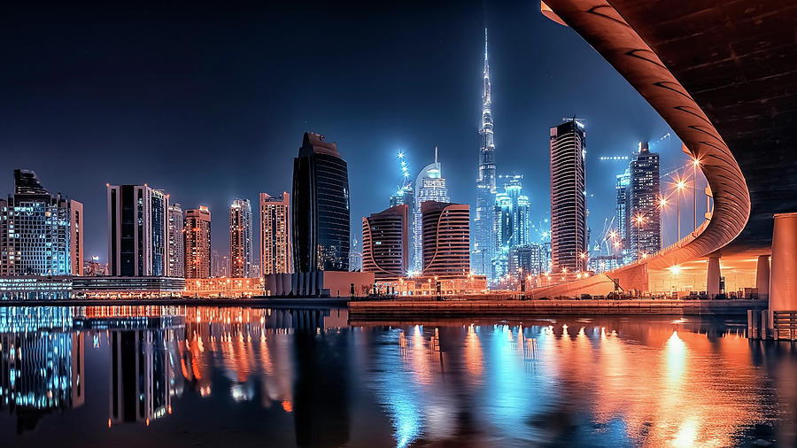 Architecture Photograph - Dubai City by Manjik Pictures