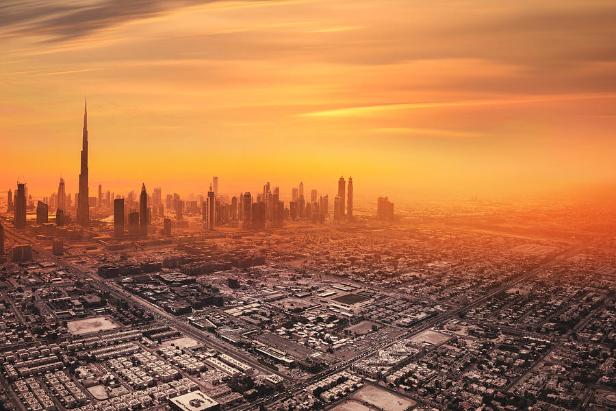 Dubai downtown skyline Photograph by Leonardo Patrizi