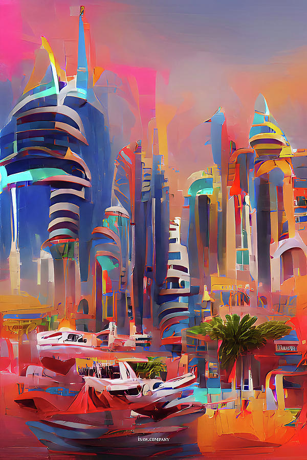 Dubai Heights Digital Art