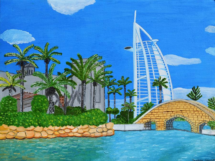 Dubai  Painting by Magdalena Frohnsdorff