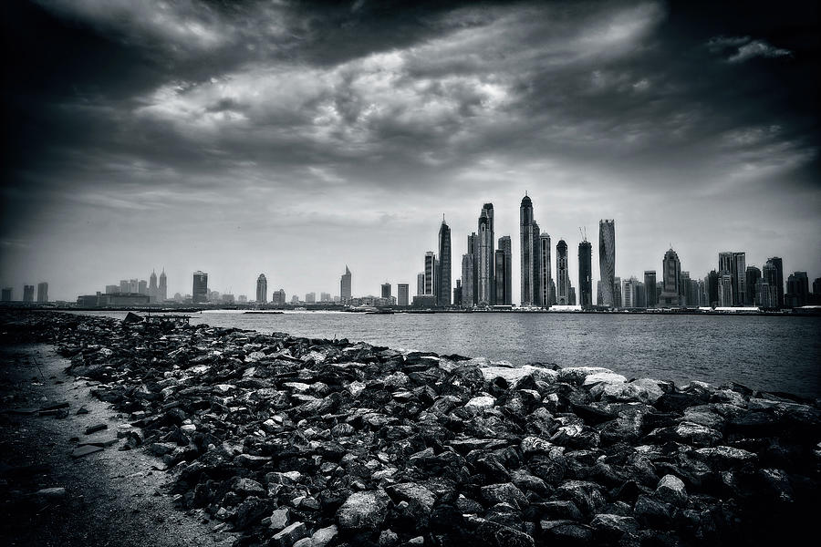 Dubai Marina From The Palm Jumeirah Photograph