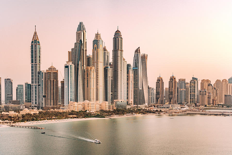 Dubai Marina Skyscraper Photograph by Nikada