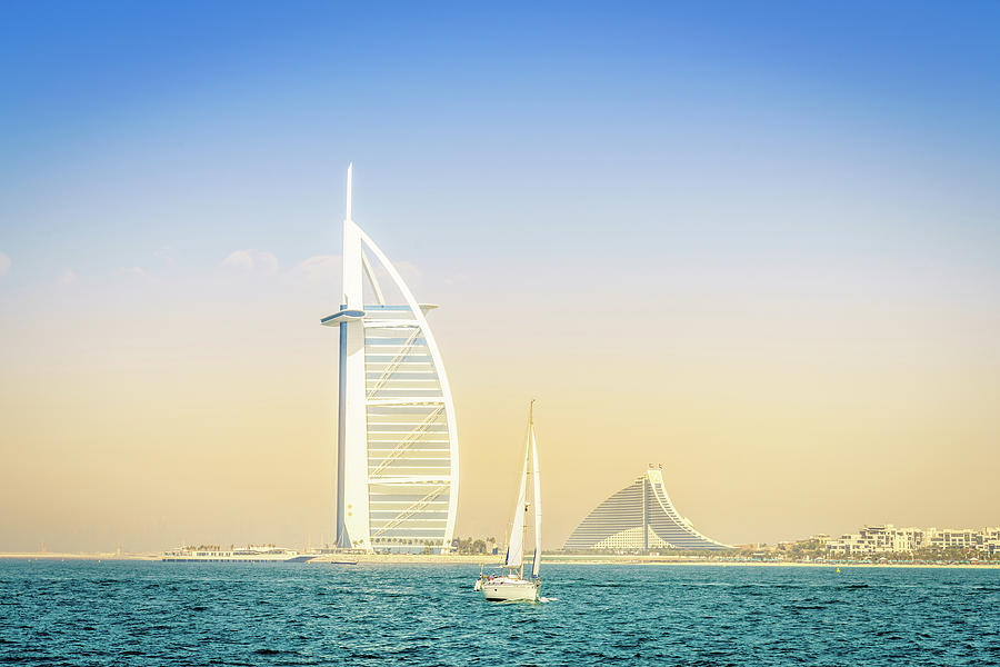 Dubai sails Photograph by Alexey Stiop