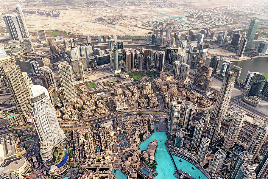 Dubai UAE - Skyscrapers Photograph by Philippe HUGONNARD