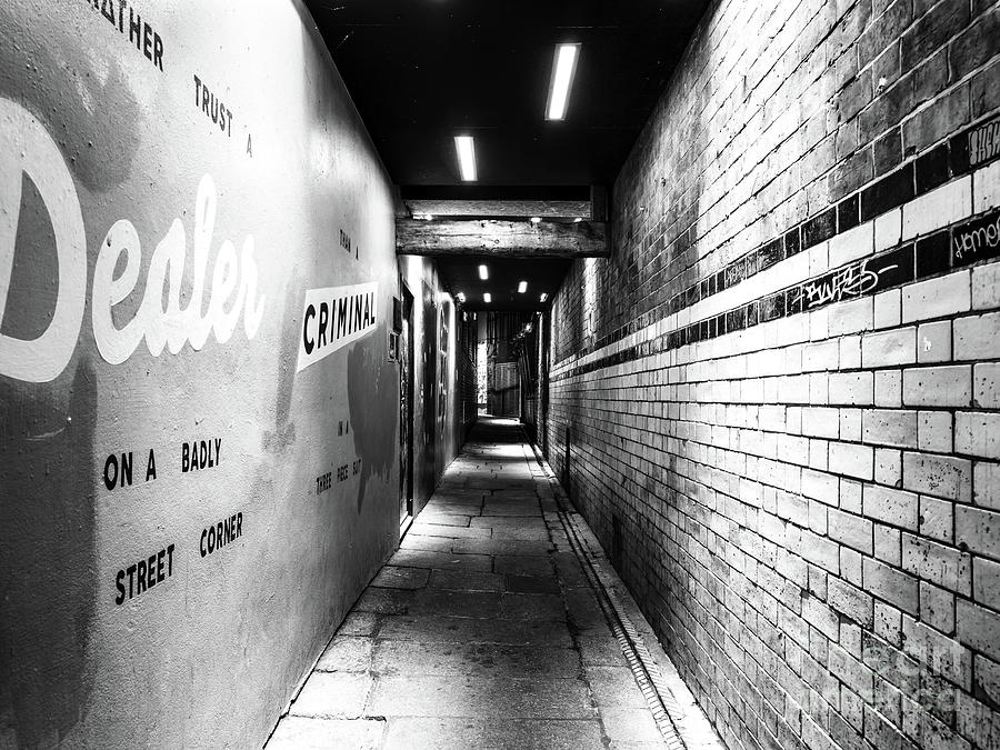 Dublin Alley at Night Photograph by John Rizzuto