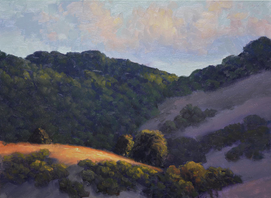 Landscape Painting - Dublin Canyon Evening by Armand Cabrera
