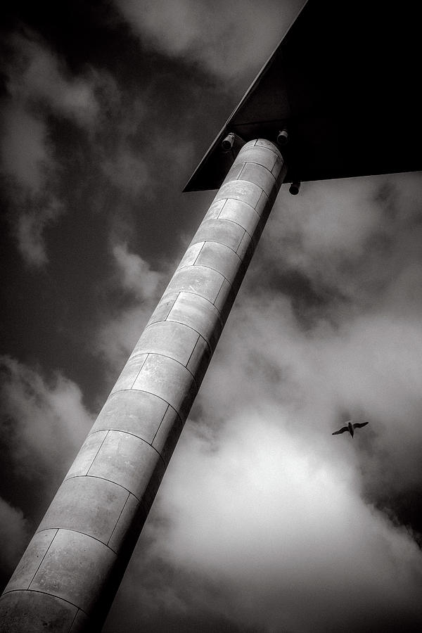Dublin Civic Offices, Pillar and Sky Photograph by Sublime Ireland