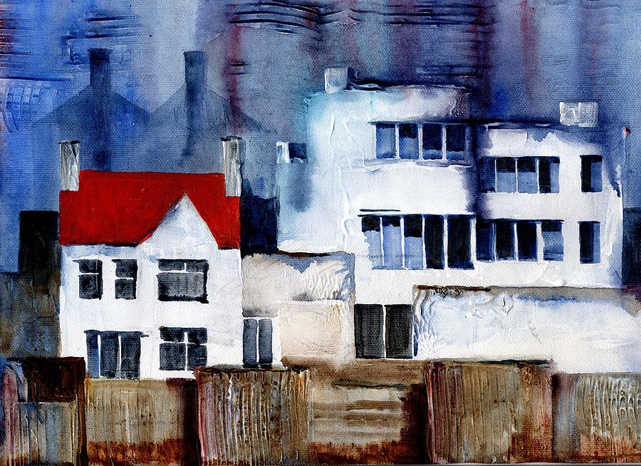 DUBLIN  Sandycove Mickey Scots house Painting by Val Byrne