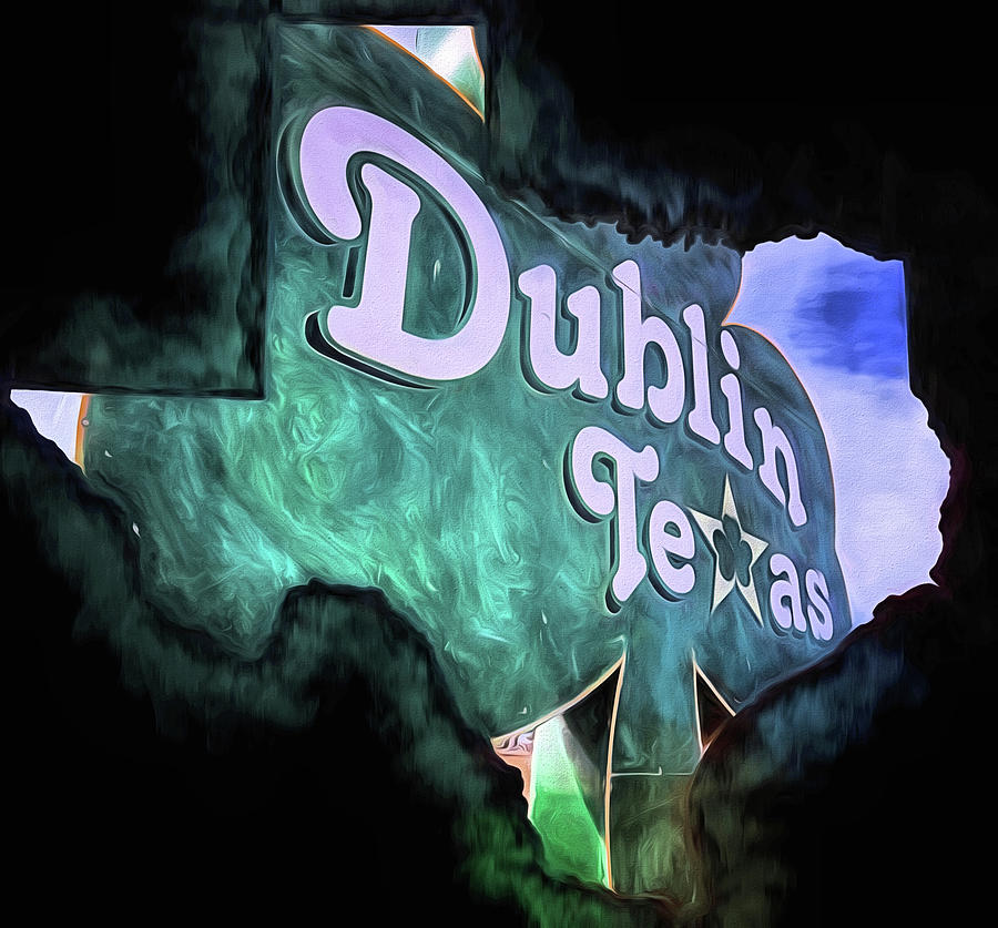 Dublin Texas Shamrock Digital Art by JC Findley