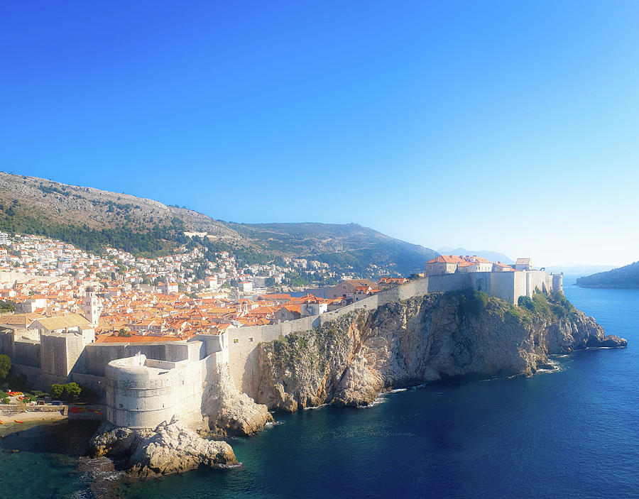Dubrovnik City View Photograph by Andrea Whitaker