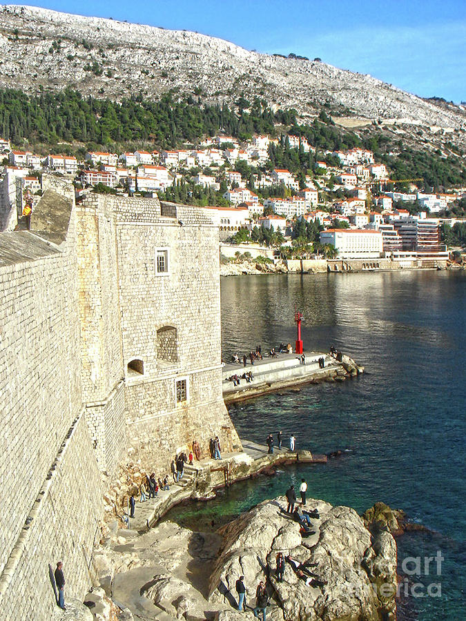 Dubrovnik Croatia Behind Porporela Photograph by Jasna Dragun