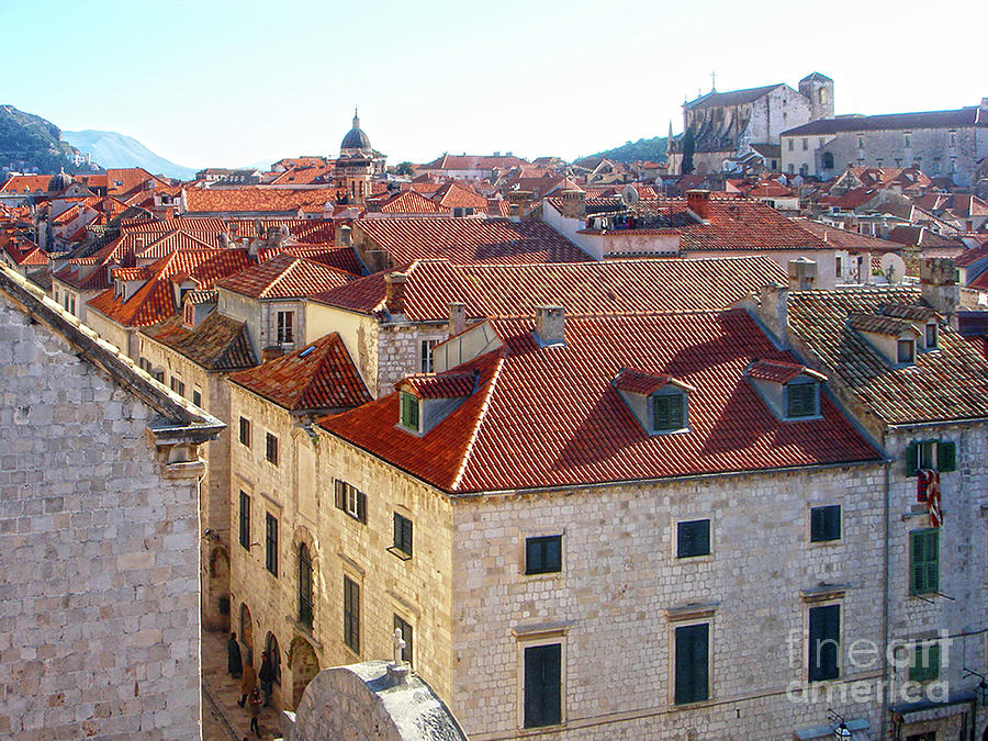 Dubrovnik Croatia City Roofs Photograph by Jasna Dragun