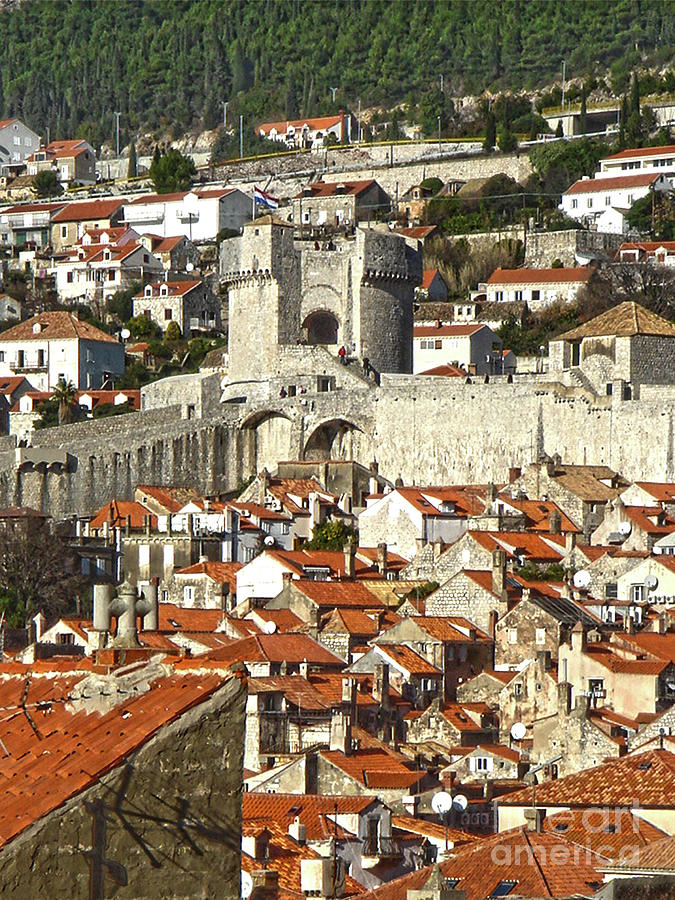Dubrovnik Croatia View of Minceta Photograph by Jasna Dragun