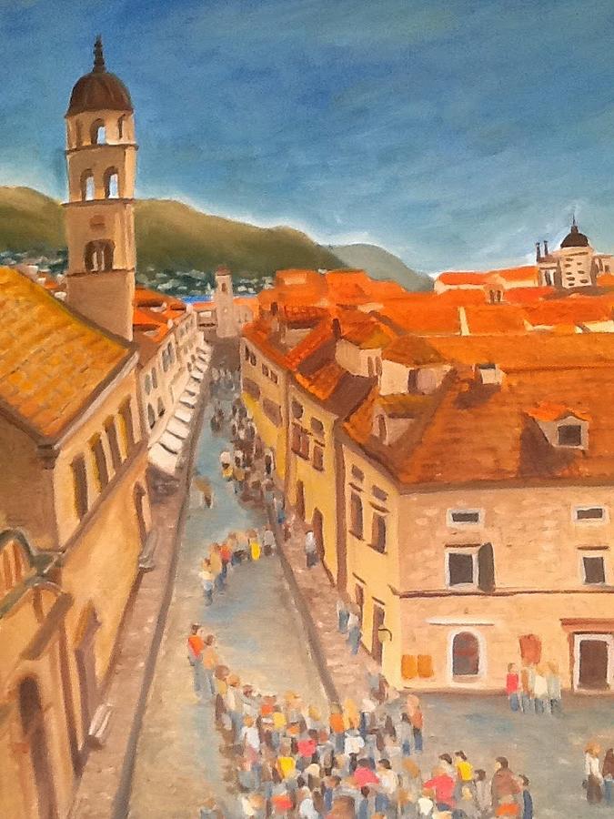 Dubrovnik Painting by Mark Oakley - Fine Art America