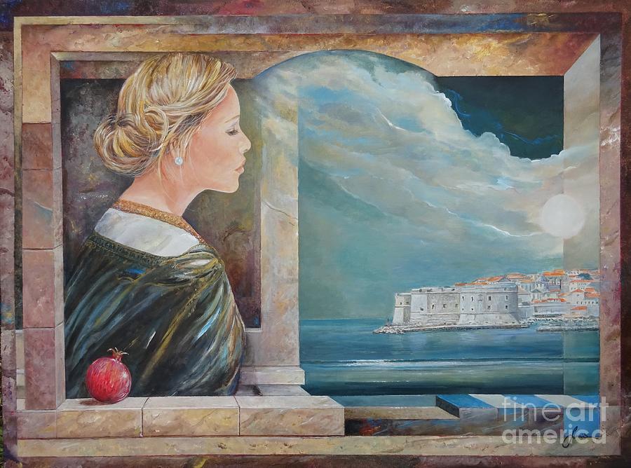 Dubrovnik On My Mind Painting by Sinisa Saratlic
