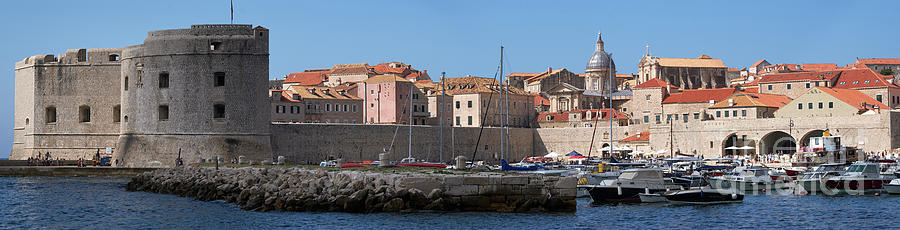 Dubrovnik Sunny Panorama Photograph by Lidija Ivanek - SiLa