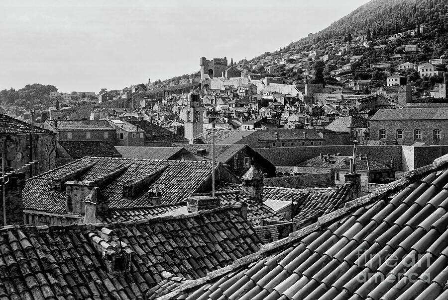 Dubrovnik Tiled Rooftops 2 Photograph by Bob Phillips