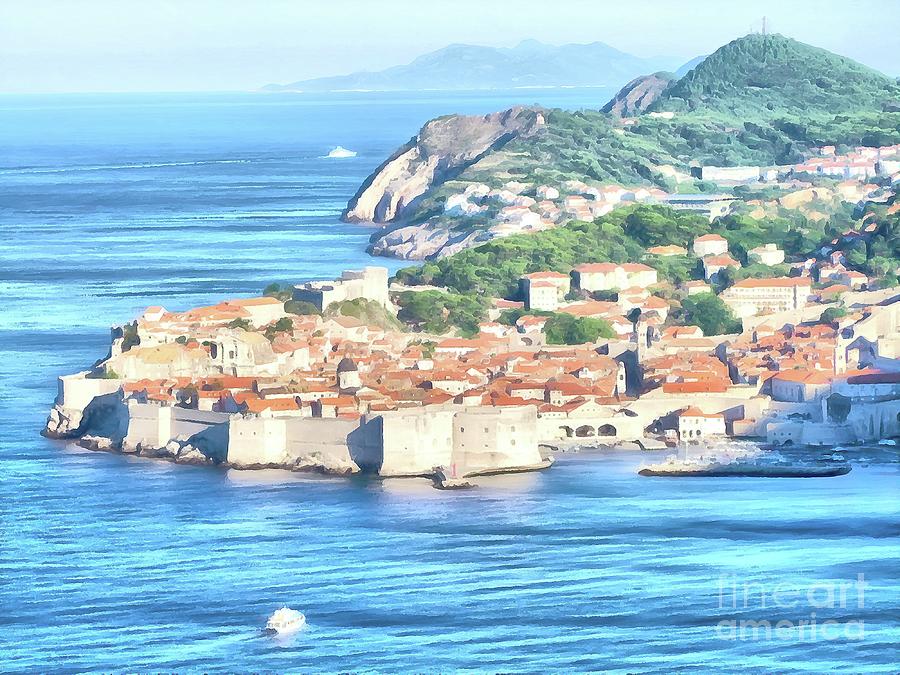 Dubrovnik Waking Up Digital Art by Joseph Hendrix