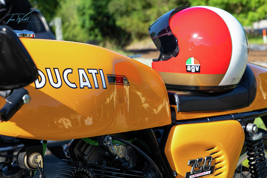 Ducati 750 Sport Photograph by Tom Wahl