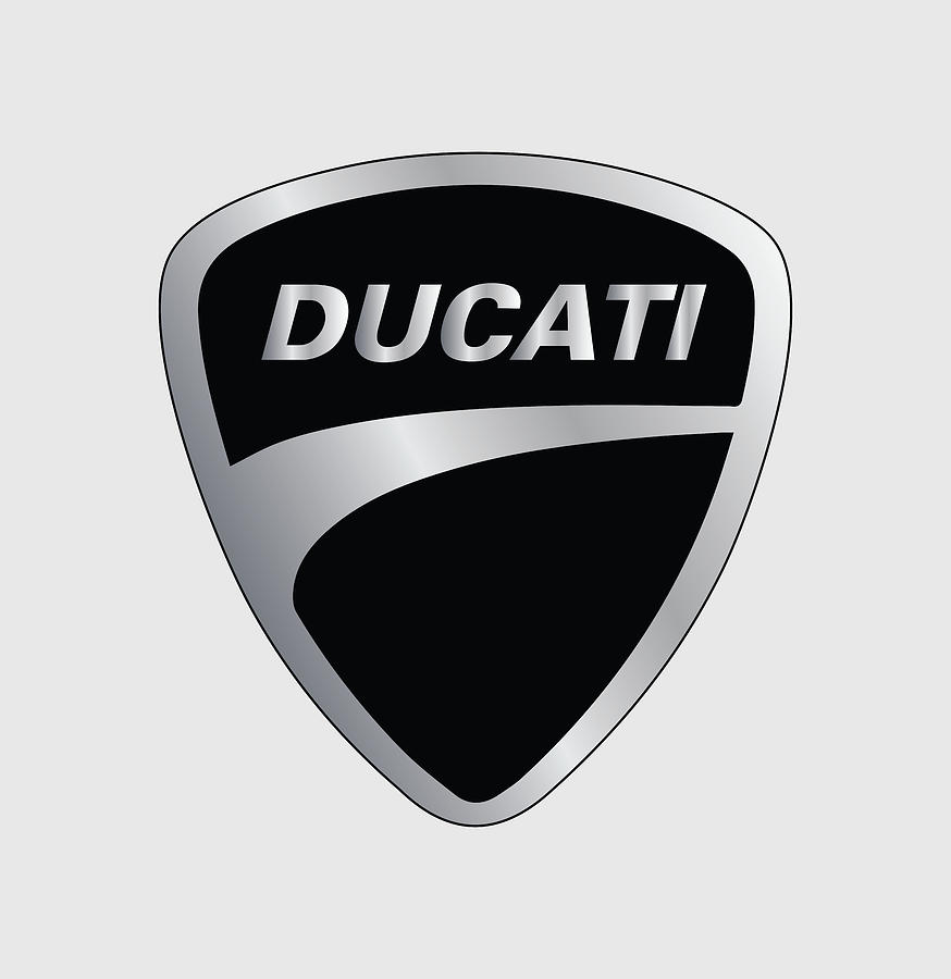 Ducati Logo V3 Digital Art by Happy Motorcycle - Fine Art America