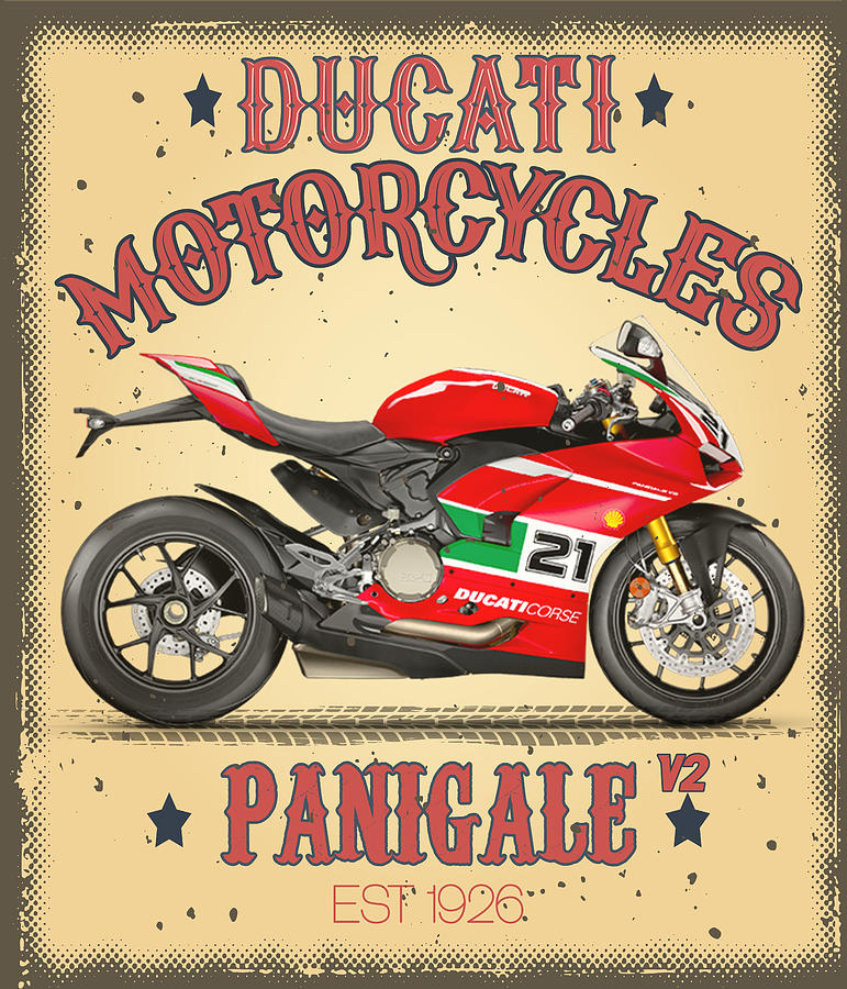 Ducati Panigale V2 Paybliss Digital Art by Ramkumar GR - Fine Art America