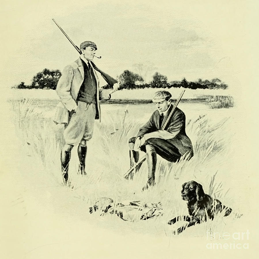 Duck Hunting 1910 k8 Drawing by Historic illustrations Pixels