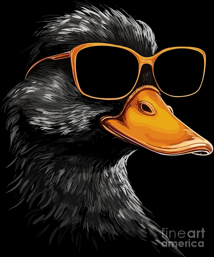 Duck Sunglasses Digital Art By Megan Miller - Fine Art America