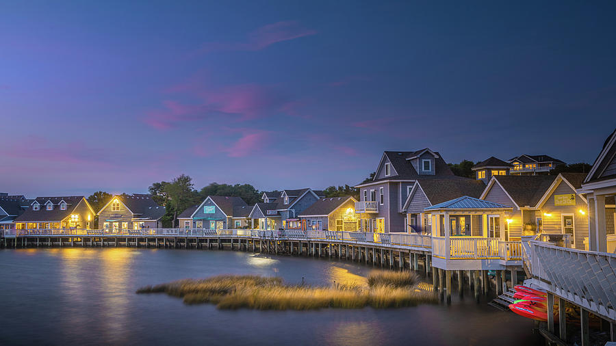 Duck Village Outer Banks OBX Seascape North Carolina  Photograph by Jordan Hill
