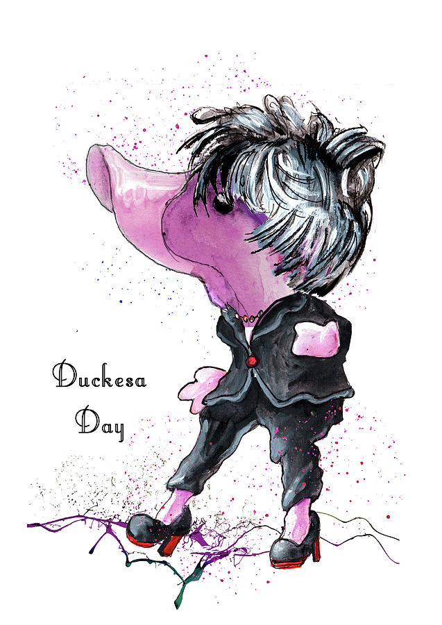 Duckesa Day Painting by Miki De Goodaboom