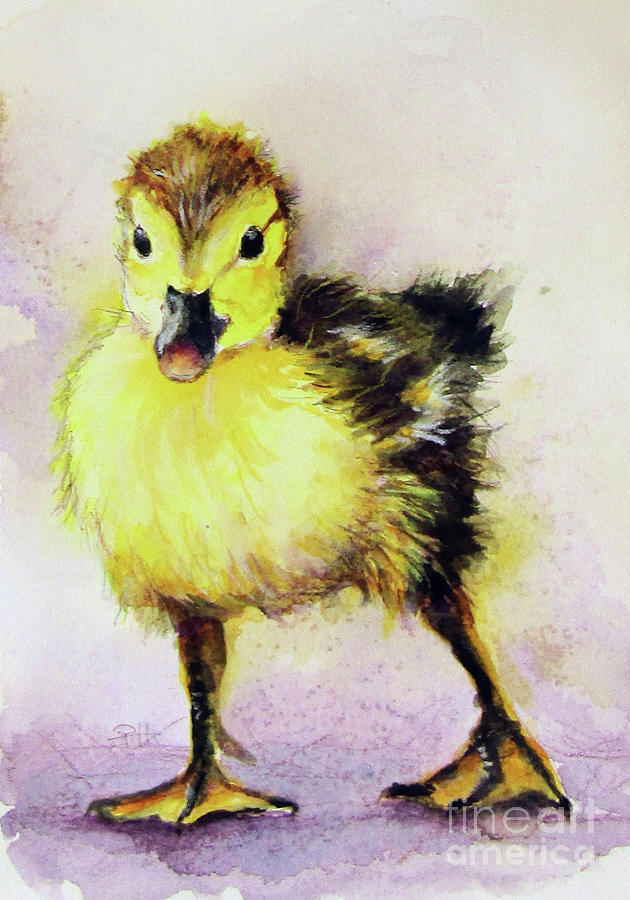 Duckling Painting by Patricia Henderson