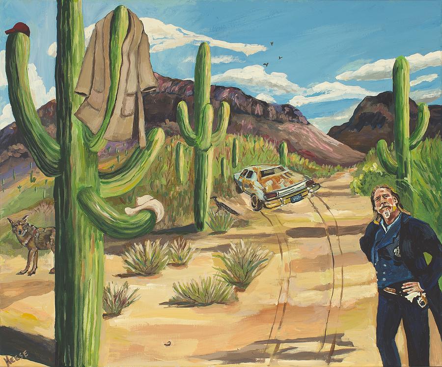 Jeff Bridges Painting - Dudes Desert by Kathleen Heese