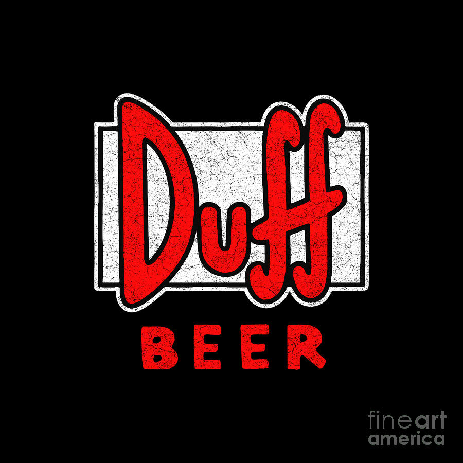 Duff Beer T shirt Digital Art by Dicky Valentino - Fine Art America