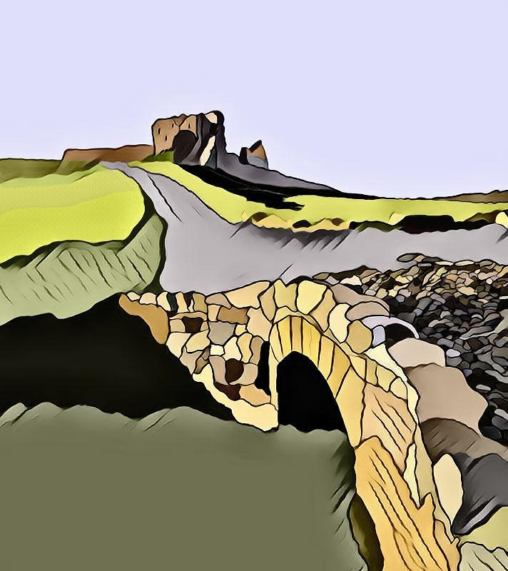 Duffus Castle Digital Art by John Mckenzie