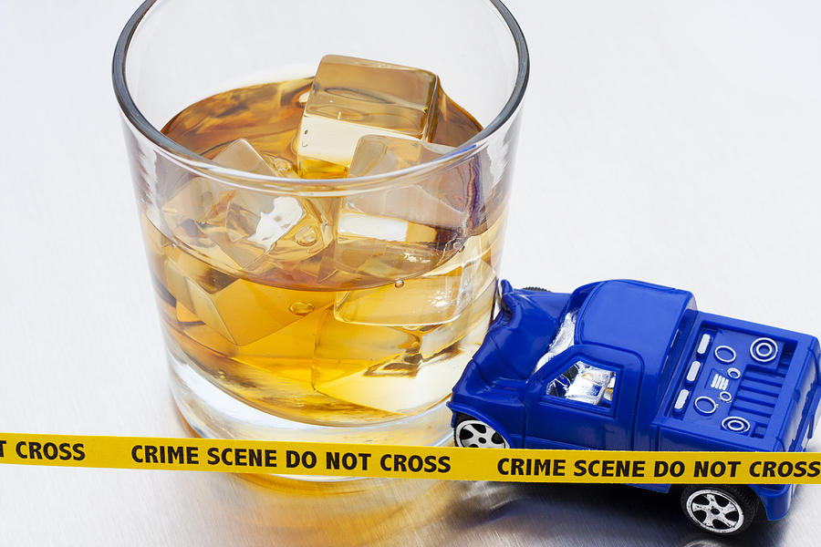 DUI - Bourbon Crash Crime Scene Photograph by RonBailey