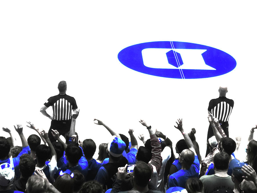 Duke Blue Devils Basketball 3c Mixed Media By Brian Reaves - Fine Art ...