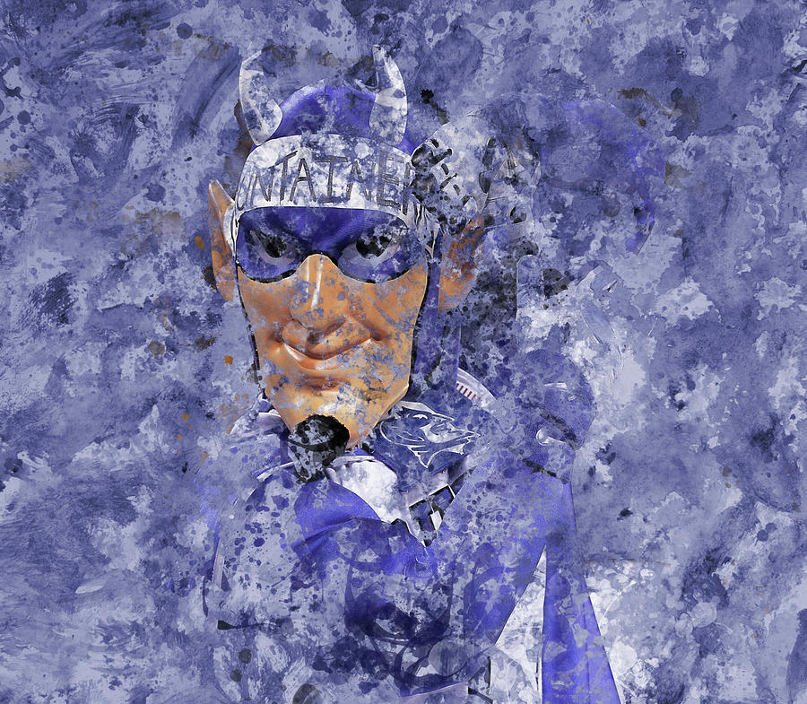 Duke Blue Devils Mascot 2b Mixed Media By Brian Reaves - Fine Art America