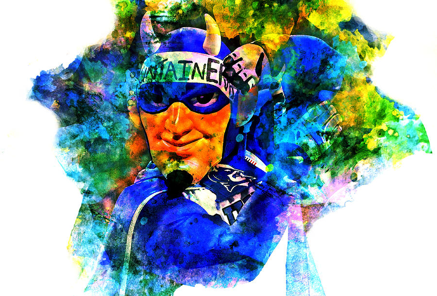 Duke Blue Devils Mascot  Mixed Media by Brian Reaves