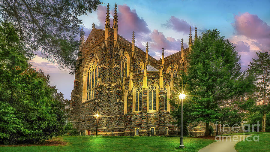 Duke Chapel at Durham Photograph by Shelia Hunt