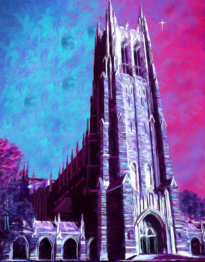 Duke Chapel Painting by James Hill